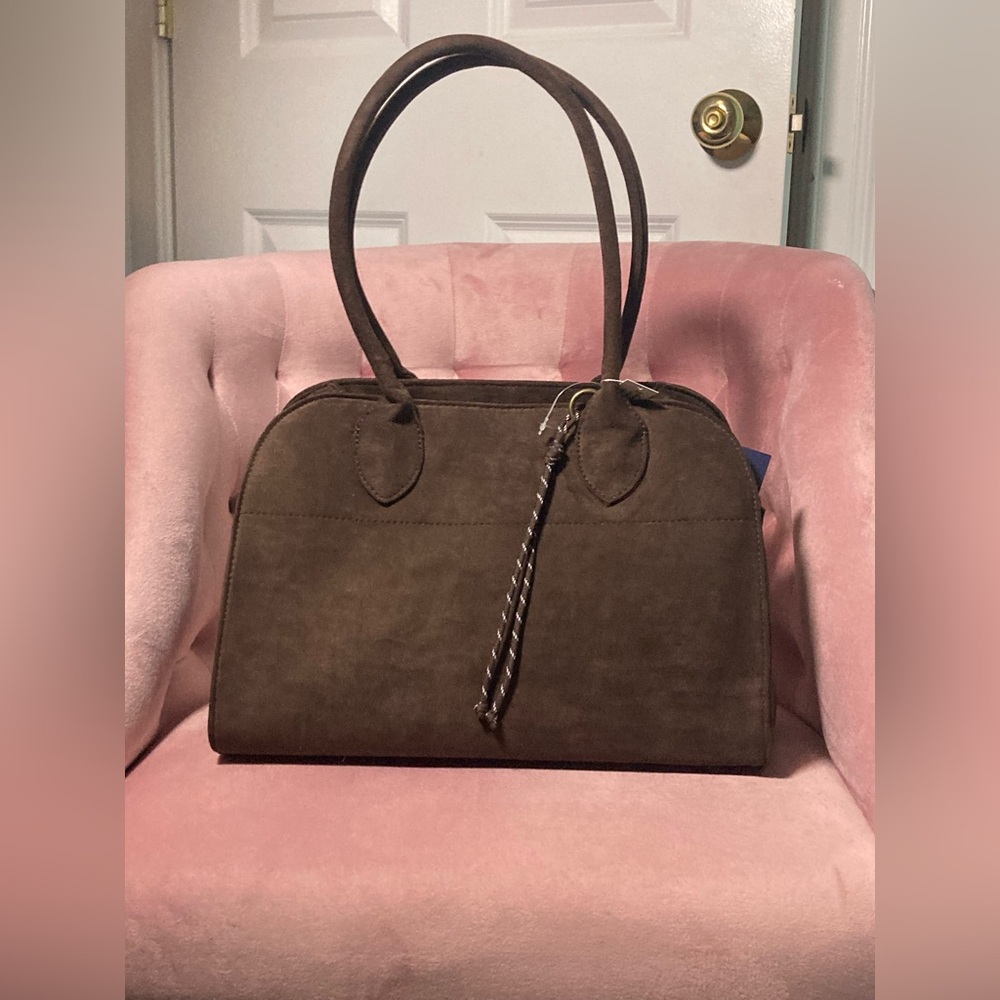Suede Brown Women's Bag